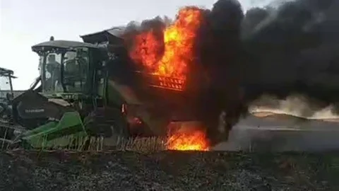Sivas'ta Biçerdöver Yangını