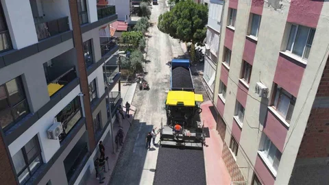 Alaşehir’de 3 bin tonluk asfalt hamlesi