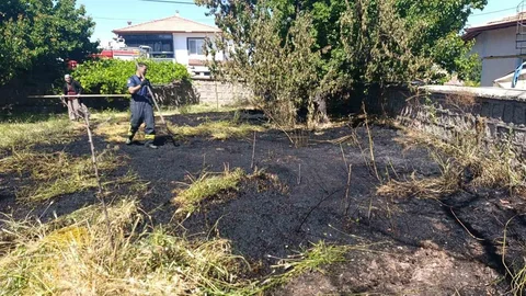 Yozgat'ta Otluk Alan Yangını Kontrol Altına Alındı