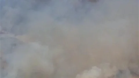 Denizli'de Kuru Otlukta Yangın