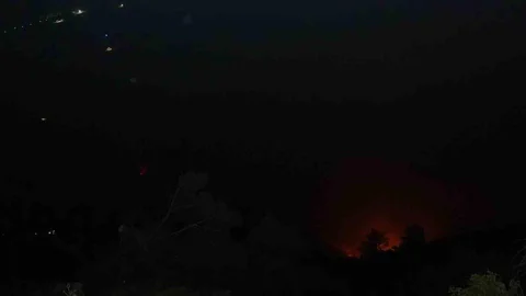 Denizli'de Orman Yangını Yeniden Alevlendi