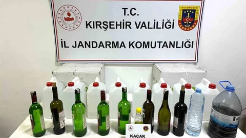Kırşehir'de Kaçak Alkol Ele Geçirildi