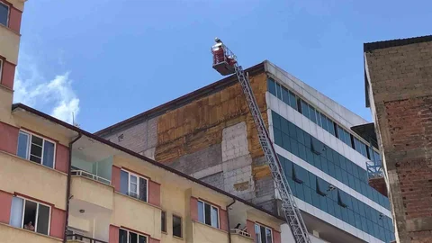 Elazığ'da Baca Yangını Korkuya Neden Oldu