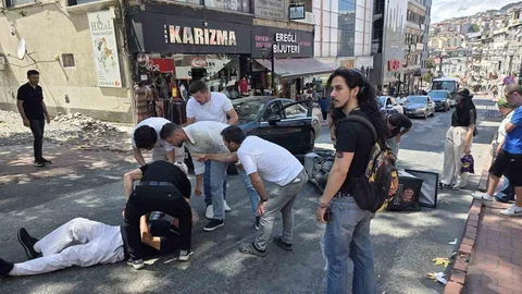 Ereğli'de Motosiklet Kazası