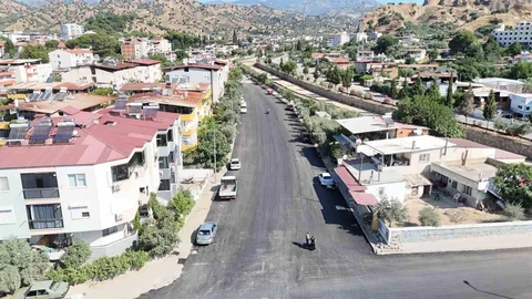 Nazilli'de Sıcak Asfalt Yatırımı Tamamlandı