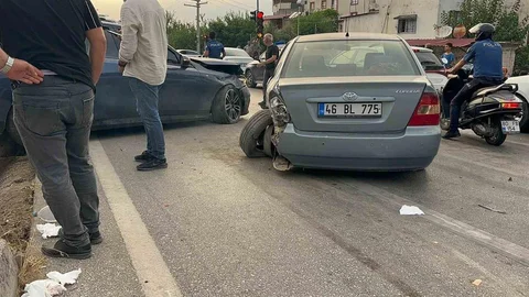 Osmaniye’de zincirleme trafik kazası: 2 yaralı