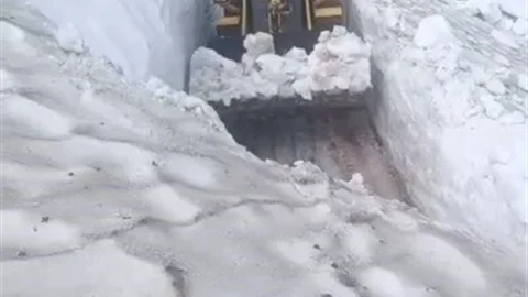 Kars'ta Temmuzda Karla Mücadele