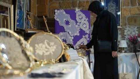 Bayburt'ta Kadınların El Sanatları Sergisi