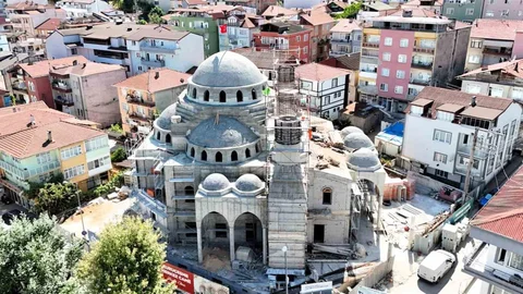 Kuruçeşme Merkez Cami İnşaatı İlerliyor