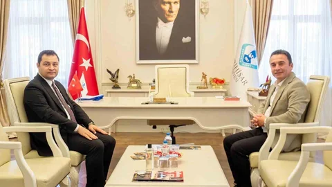 Sivrihisar Kaymakamı Temel, Başkan Dökmeci'yi Ziyaret Etti