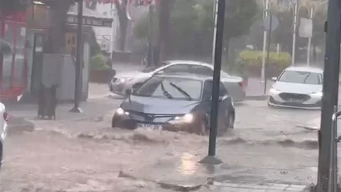 Sinop Türkeli'yi Sağanak Vurdu