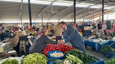 Bozdoğan'da Kaymakam Sözen Esnafla Buluştu
