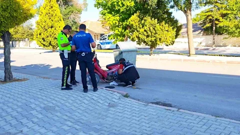 Aksaray'da Motosiklet Kazası
