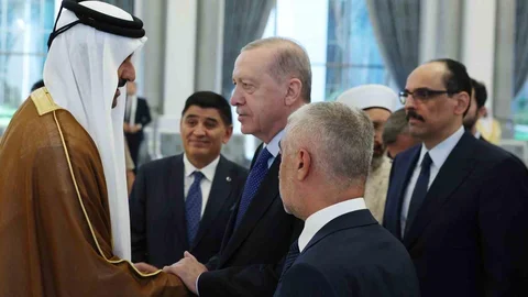 Cumhurbaşkanı Erdoğan Doha'da Taziye Ziyareti Yaptı