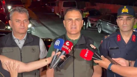 Muğla'da Orman Yangını Devam Ediyor