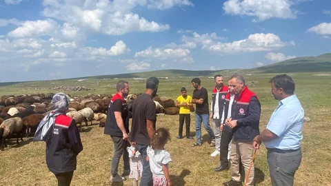 Kars'ta Hayvancılığa Destek Ziyareti