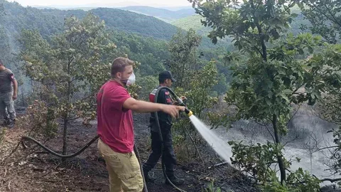 Bilecik'te Korkutan Yangın Olayı