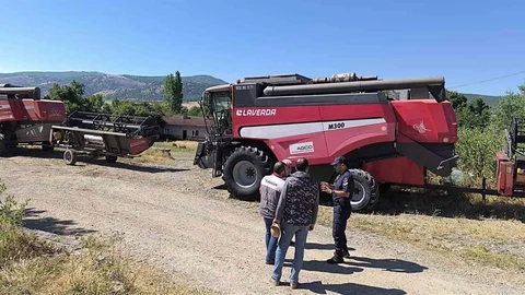 Bilecik'te Biçerdöver Operatörlerine Uyarılar