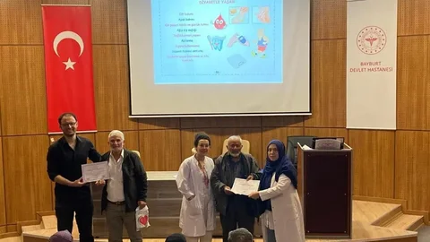 Bayburt'ta Diyabet Okulu Eğitimleri Sona Erdi
