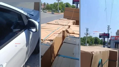 Toroslar'da Kopan Elektrik Teli Esnafın Malına ve Araca Zarar Verdi!