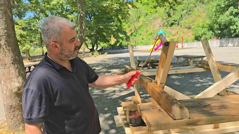 Yenice'de Belediye Başkanı Çalıştı
