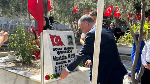Mut'ta 15 Temmuz Demokrasi ve Milli Birlik Günü Nedeniyle Şehitlik Ziyaret Edildi