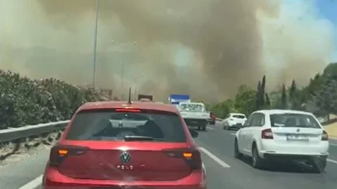 Manisa'da Orman Yangını Büyüyor