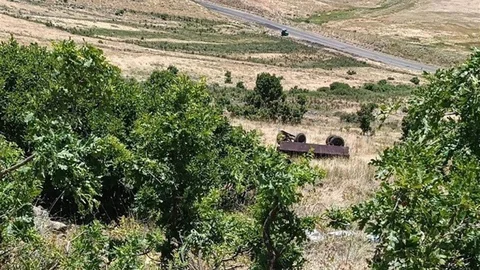 Muş'ta Piknik Yolunda Kaza