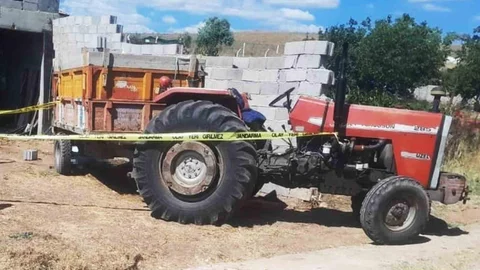 Kırıkkale'de Traktör Römorku Kazası