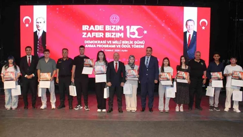 Aydın’da 15 Temmuz Ödül Töreni Gerçekleştirildi