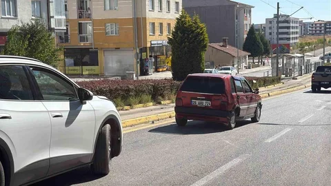 Eskişehir'de Ani Manevra Kazası