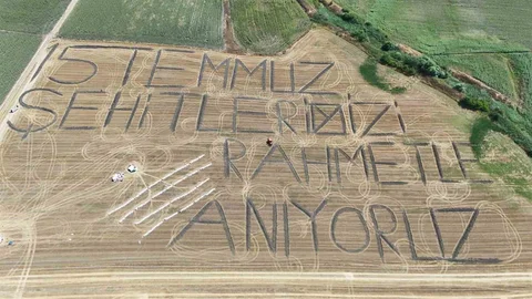 Kırklareli'nde Tarla Anma Çalışması