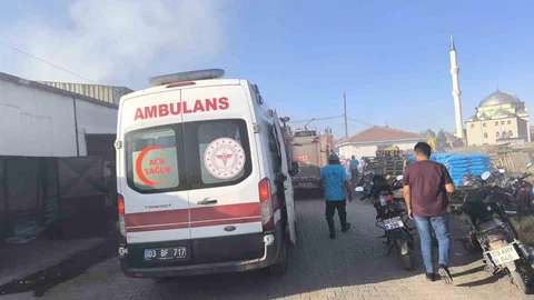 Afyonkarahisar'da Tüp Patlaması Yangına Neden Oldu