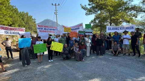 Gazipaşa'da Taş Ocağı Projesine Tepki