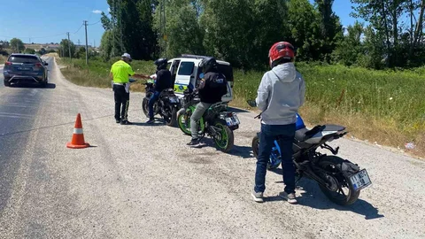 Bilecik'te Motosiklet Denetimi