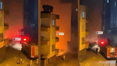 Gündoğdu’da Apartmanların Arasında Tarlada Yangın: İtfaiye Facianın Önüne Geçti!