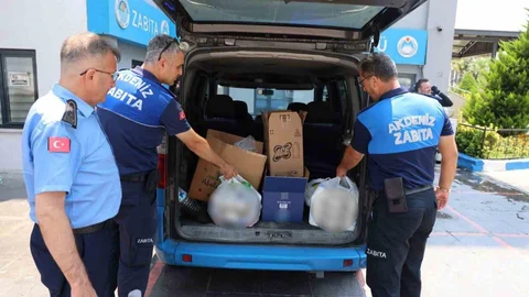 Mersin'de Tarihi Geçmiş Ürünler Ele Geçirildi
