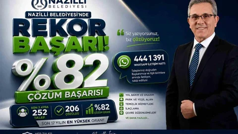 Nazilli'de Başkan Tetik'ten Başarı Oranı Yüksek Hizmet