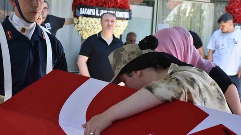 Sakarya'da Uzman Çavuşun Cenaze Töreni