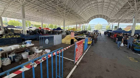 Çorum'da Pazar Tezgahına Kapatma Cezası Verildi