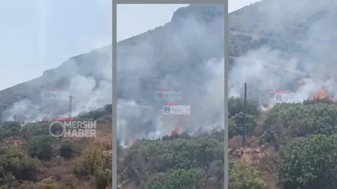 Mersin Bozyazı - Aydıncık Arasında Orman Yangını: Ekipler Seferber Oldu!