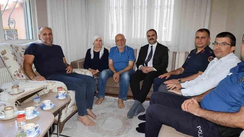 Aydın'da Kaymakam Battal'ın Ziyareti