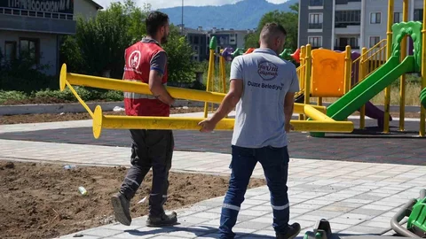 Düzce'de Yeni Park Açıldı