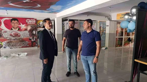 Bolvadin'deki Okullarda Bakım Çalışmaları Devam Ediyor