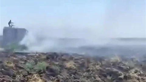 Mardin'de Anız Yangını Kontrol Altına Alındı