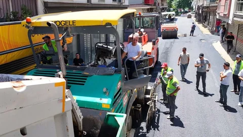 Aydın'da Asfaltlama Çalışmaları Devam Ediyor