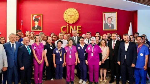 Aydın'da Bakan Memişoğlu Hastane Ziyareti