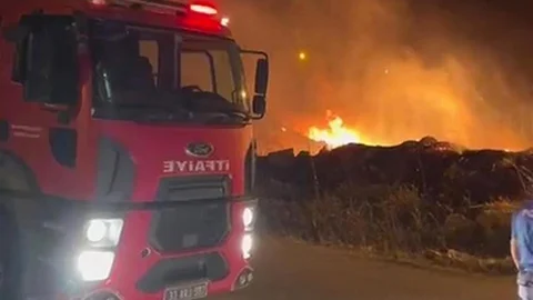 Mersin'de Otluk Yangını Kontrol Altına Alındı