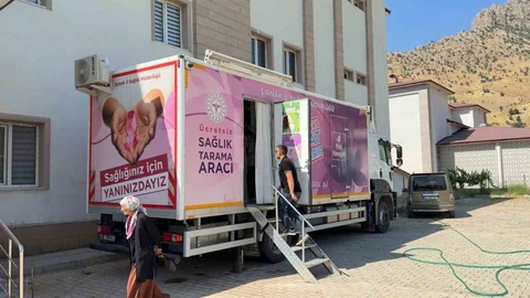 Uludere'de Mobil Kanser Taraması Başladı