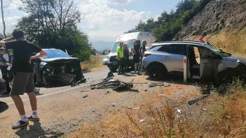 Tokat'ta Trafik Kazası: 10 Yaralı